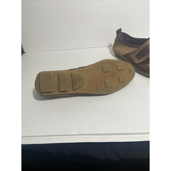 Me Too Ladies Leather Suede Slip On Pointed Toe Shoe Hook And Loop Strap Gel Sol - Picture 11 of 11